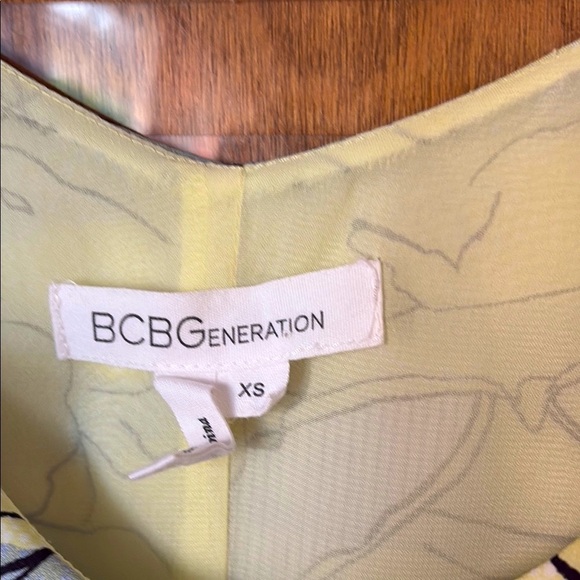 BCBGeneration Women’s Citrus Multi Flounce Mini Dress - Picture 2 of 5